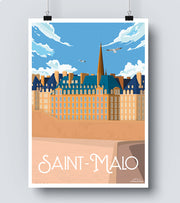 Affiche Saint-Malo