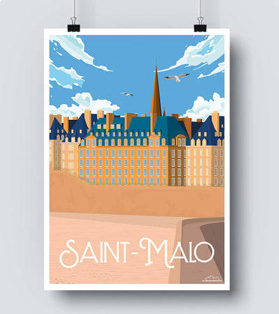 Affiche Saint-Malo