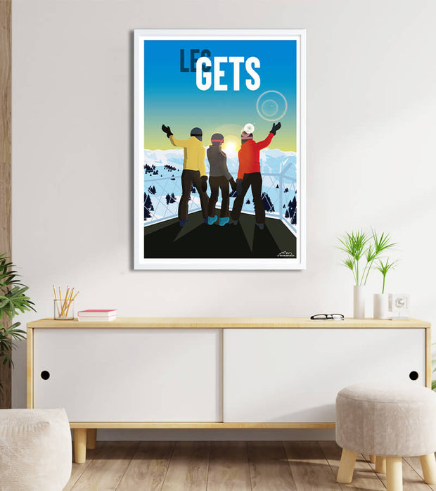 Affiche Les Gets Poster