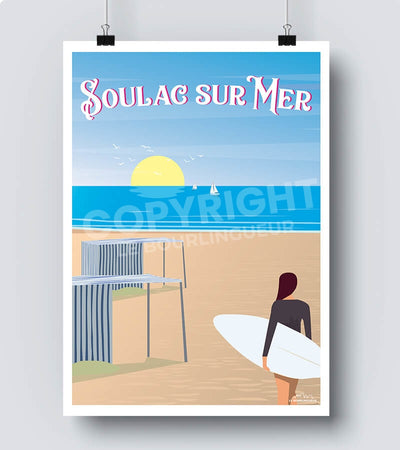 Affiche Soulac-sur-Mer