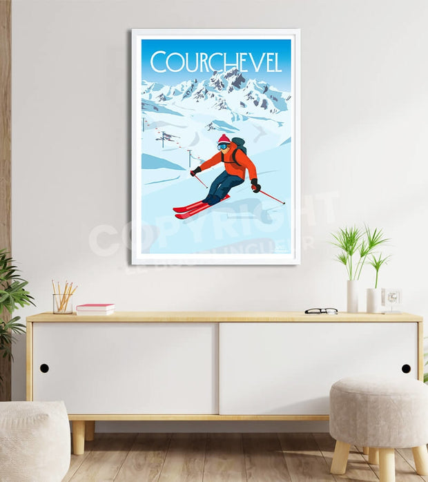 Affiche Courchevel