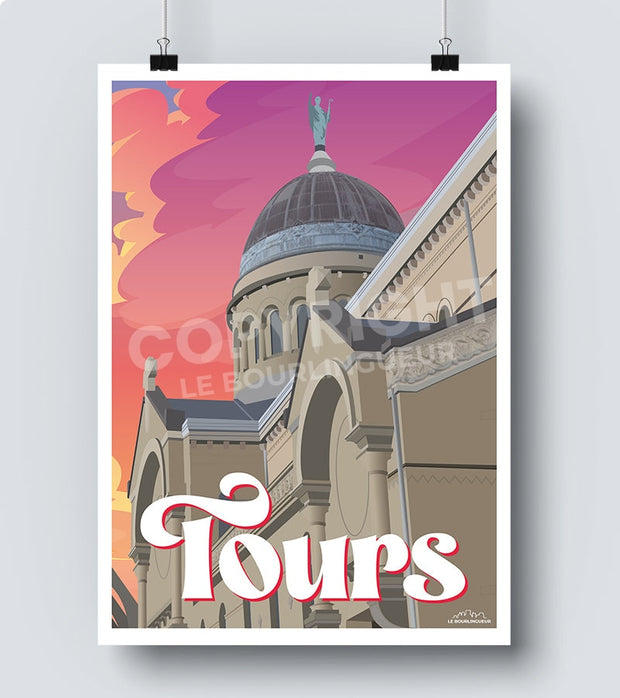 Affiche Tours basilique Saint-Martin