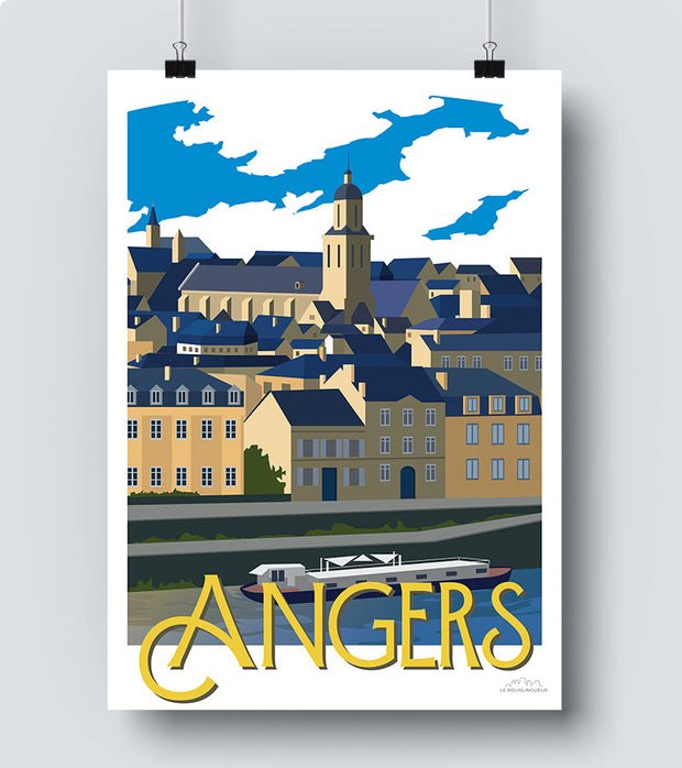 Affiche ville Angers