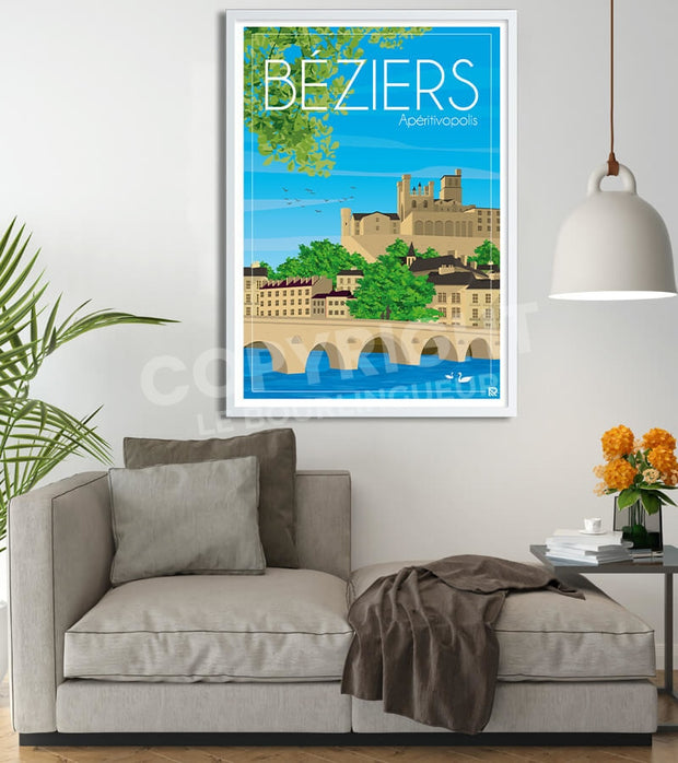 Affiche ville de Beziers