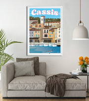 Affiche ville de Cassis