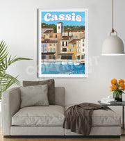 Affiche ville de Cassis