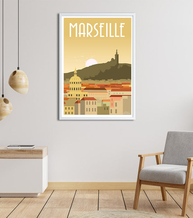 Affiche ville Marseille