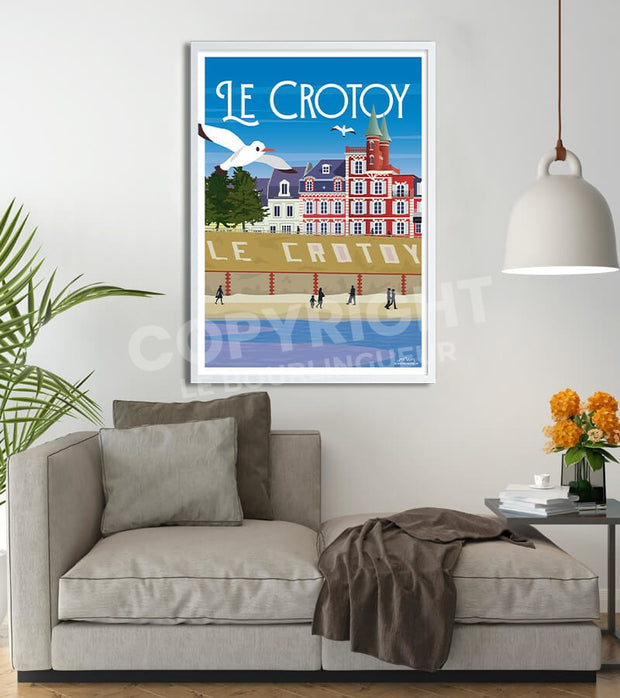 poster Le Crotoy travel poster