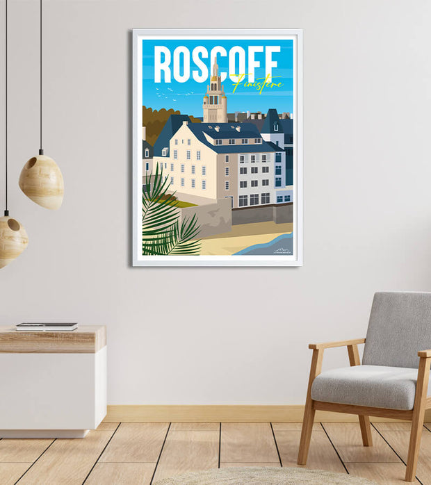 Poster Roscoff travel poster