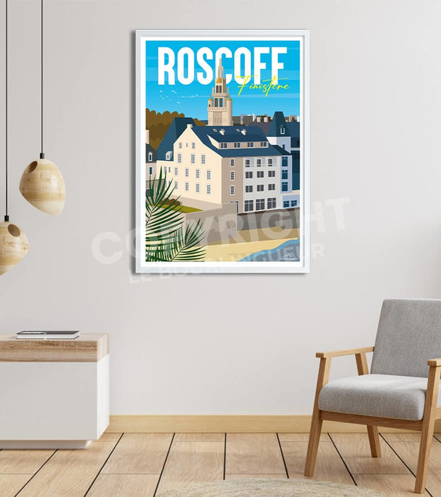 Poster Roscoff travel poster