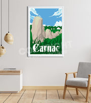 Affiche vintage Carnac