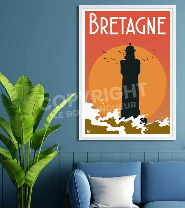 Affiche vintage Bretagne