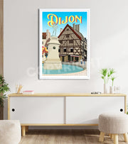 Affiche vintage Dijon