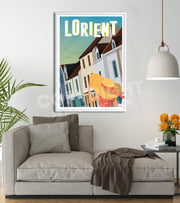 Affiche vintage Lorient