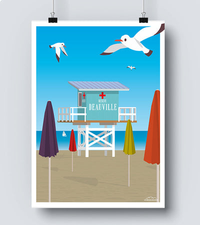 Affiche vintage Deauville