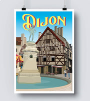Affiche vintage Dijon