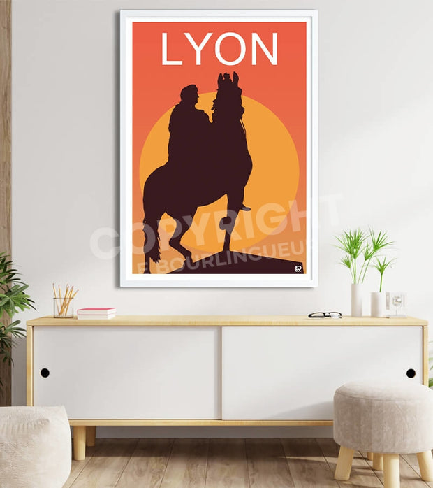 Affiche vintage Lyon 