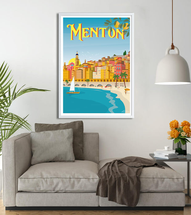 Affiche Menton