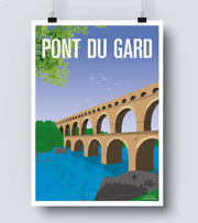 Affiche pont du guard auvergne