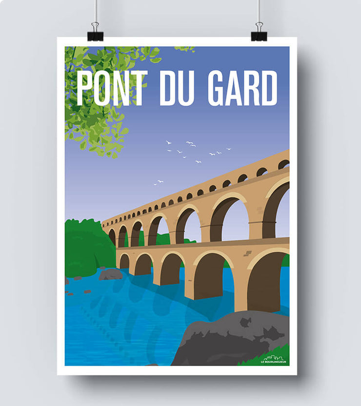 Affiche pont du guard auvergne