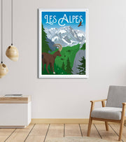 Affiches des Alpes