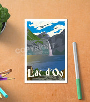 Carte Postale Lac Doô
