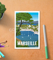 Carte Postale Marseille Les Calanques