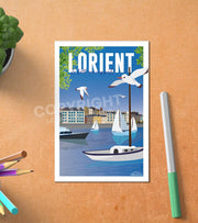 Carte Postale Lorient