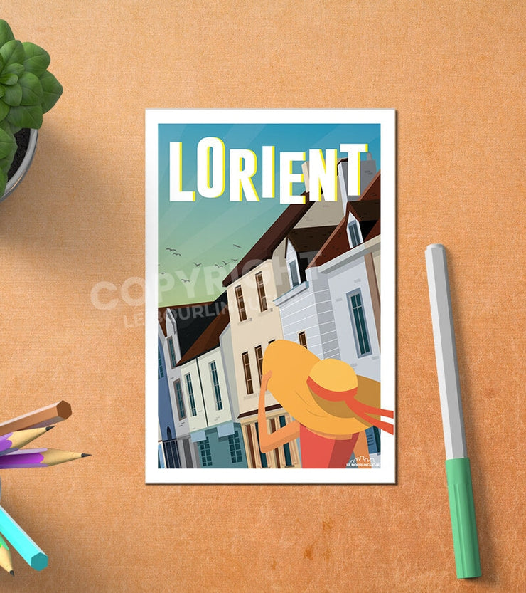 Carte Postale Vintage Lorient