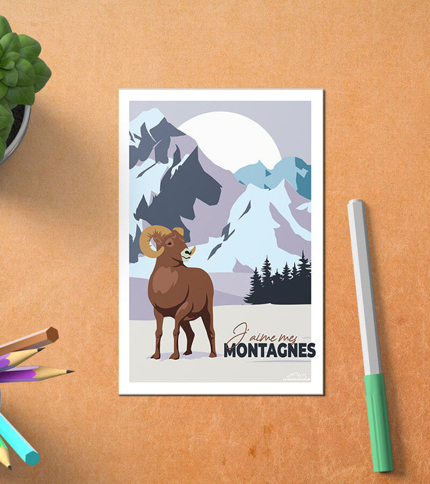 Carte Postale Jaime Mes Montagnes Postale