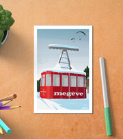 Carte Postale Megève