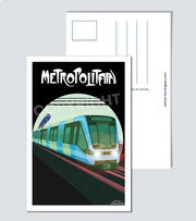 Carte Postale metro Paris