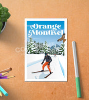 Carte Postale Orange Montisel