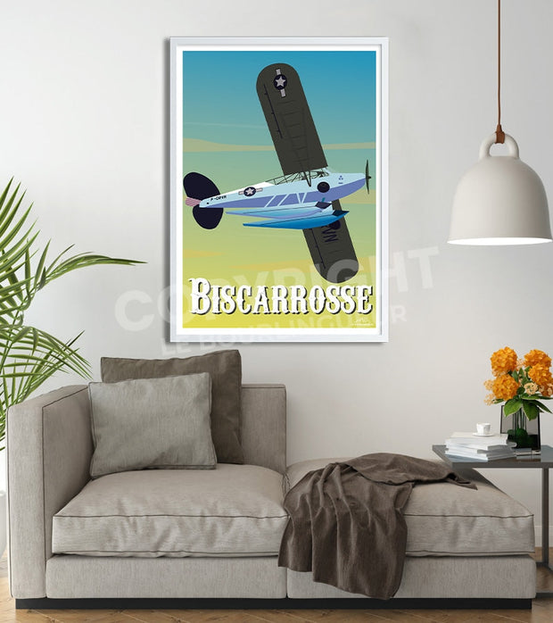 poster aeroplane biscarrose