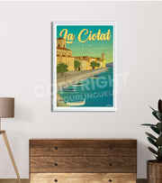 poster siotat port bateau méditerranée