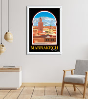 poster vintage arabe maroc
