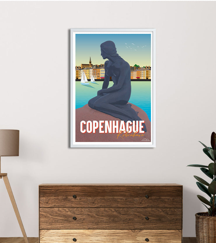 poster ville de copenhague europe