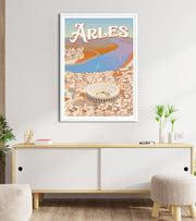 poster vintage arles arène