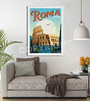 poster capitale italia rome
