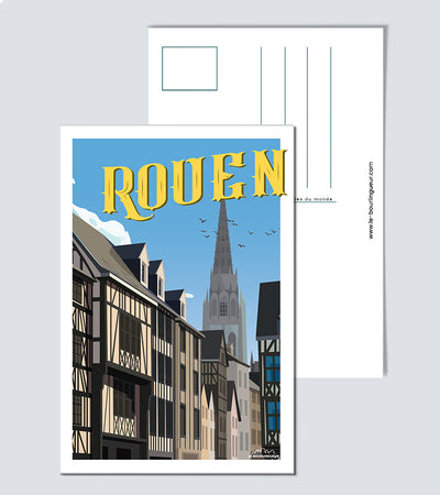 Carte Postale vintage Rouen