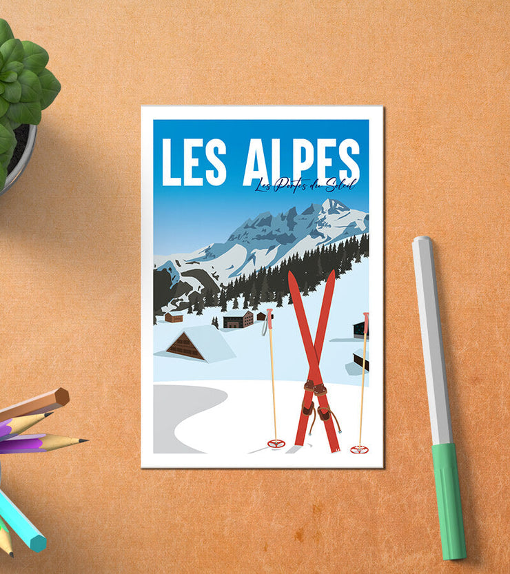 Carte Postale Les Alpes