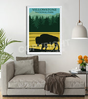 poster vintage yellowstone